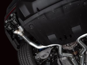Ford Mustang Performance Exhaust - Rear - AWE Tuning - Cat-Back Track Edition - Diamond Black - `24-`27